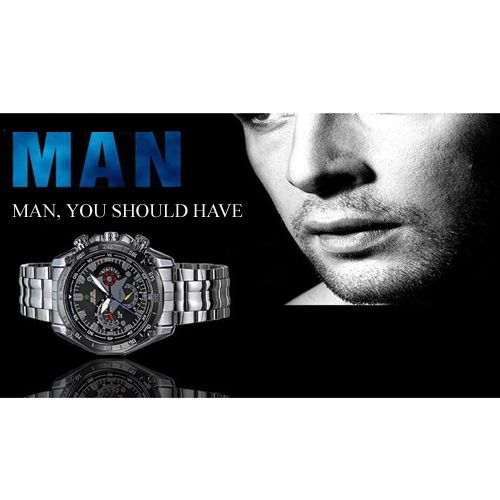 Weide quartzo Men Assista Analoge exibição de moda popular