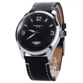 NEW Japão Mover Data Couro Moda Quartz Men Esporte Casual EY